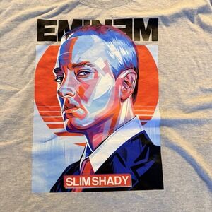 Eminem "Slim Shady" Oversized T-Shirt 2xl Gray Graphic Tee